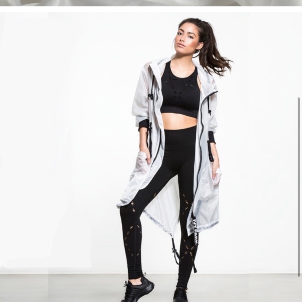 Ivy Park Para Parka Coat In White